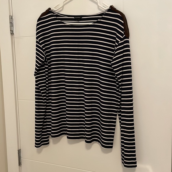Club Monaco Navy Boatneck Top - Picture 2 of 7